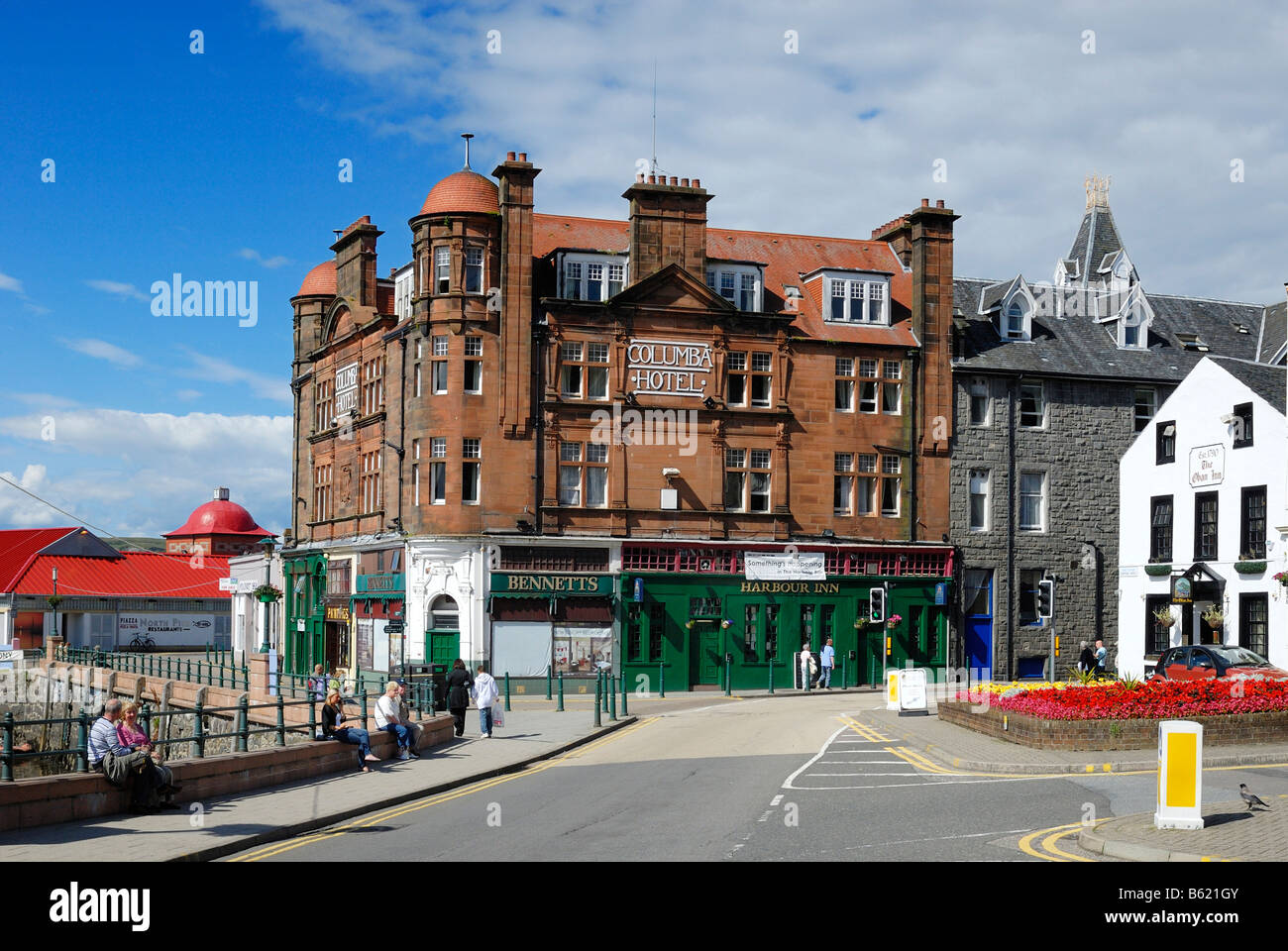 Historic town house in Oban, Scotland, Great Britain, Europe Stock Photo
