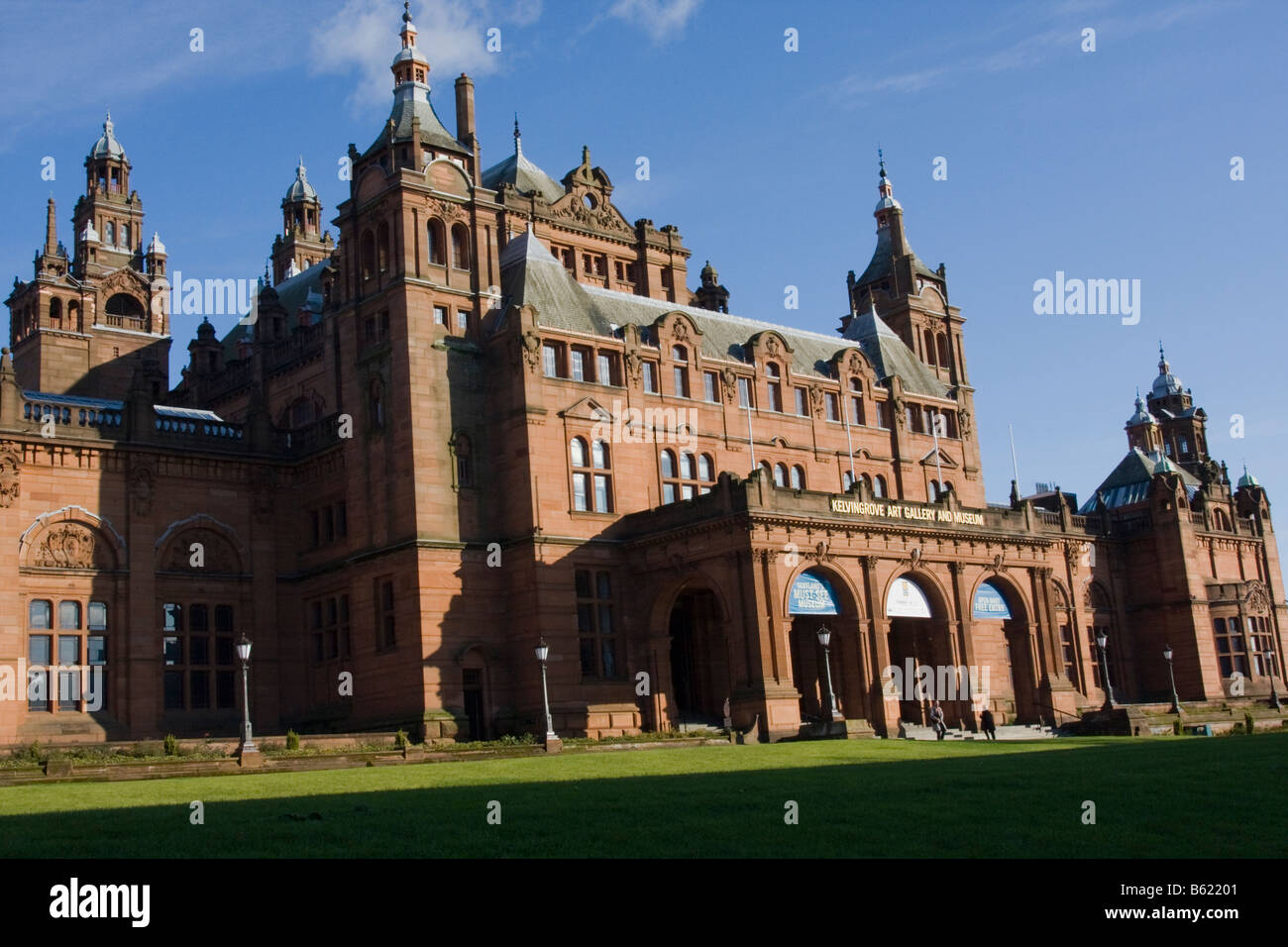 Exterior of Kelvingrove Art Gallery and Museum Glasgow Scotland GB UK ...