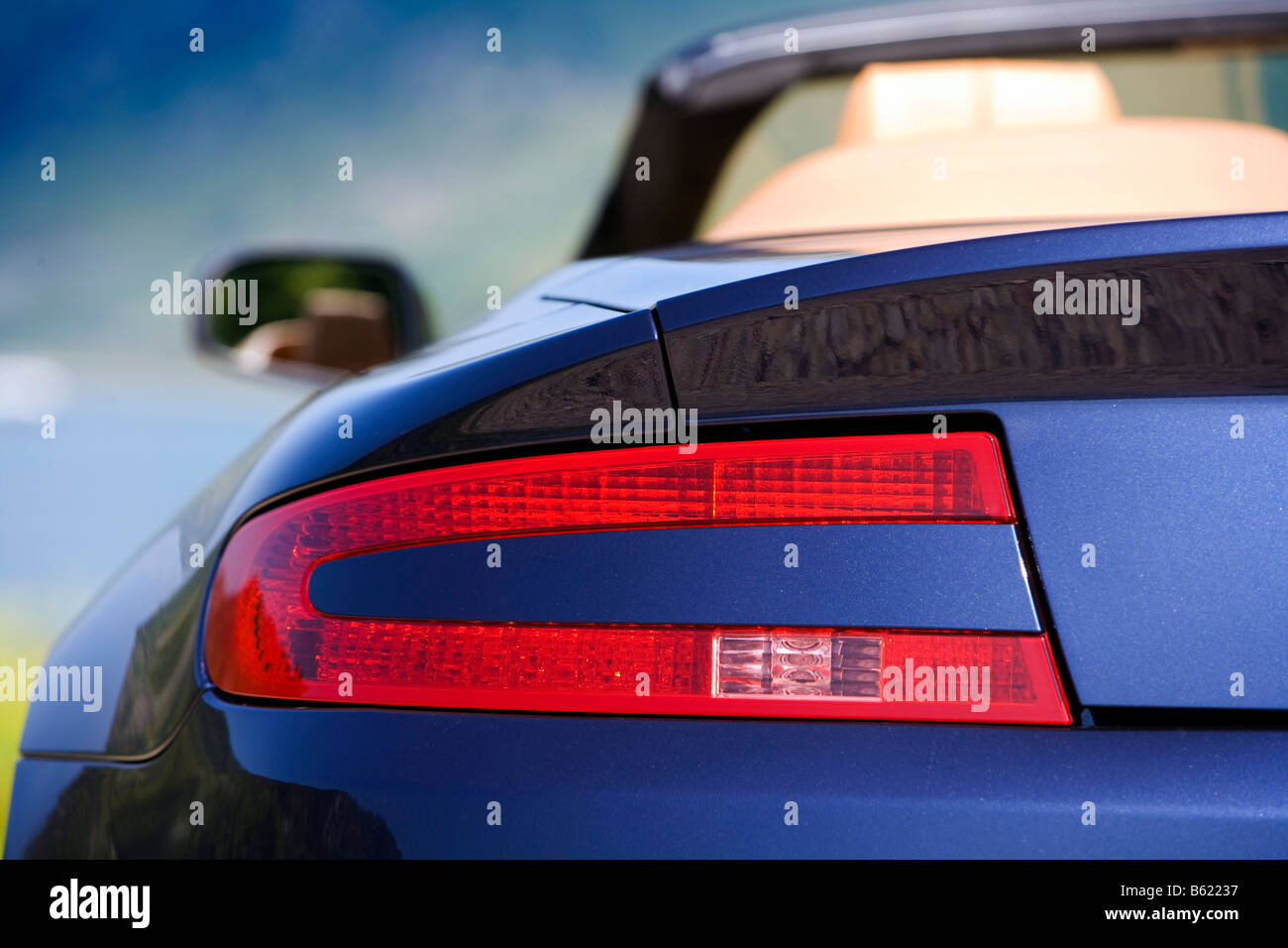 Aston Martin V8 Vantage sports car, detail Stock Photo Alamy