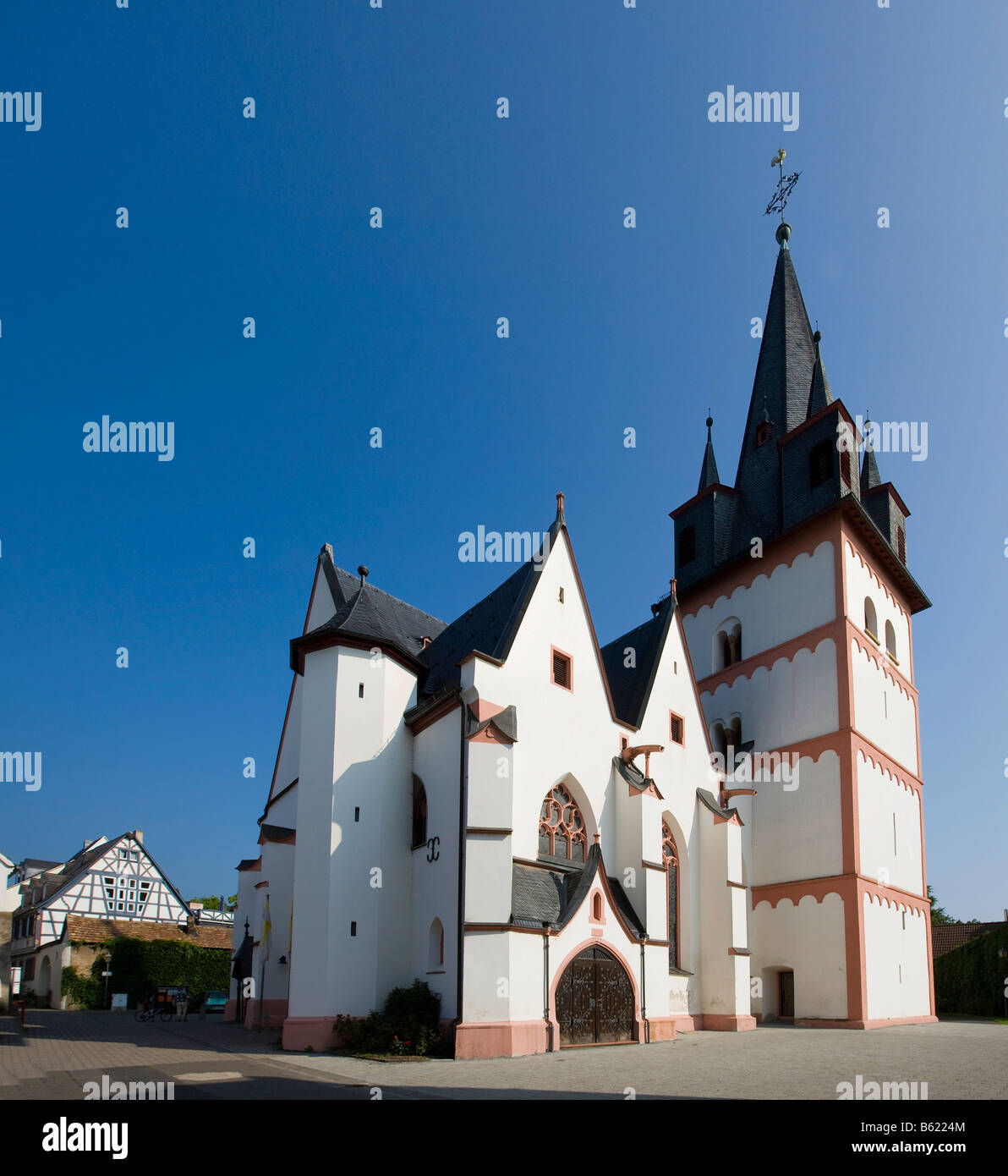Roman Catholic Church of Saint Martin's, Oestich, the Rhinegau, Hesse, Germany, Europe Stock Photo