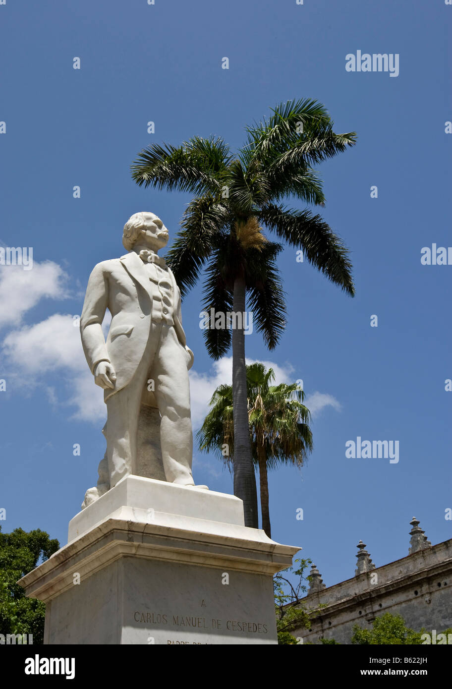 Monument to Carlos Manuel de Cespedes in Havanna, Cuba, Caribbean Stock Photo