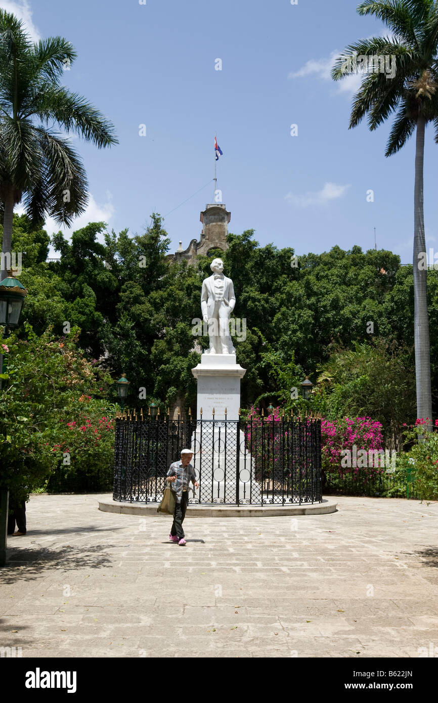 Monument to Carlos Manuel de Cespedes in Havanna, Cuba, Caribbean Stock Photo