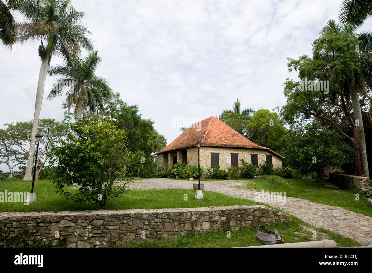 Ruins of an old coffee plantation, Buena Vista Coffee House, at the Las