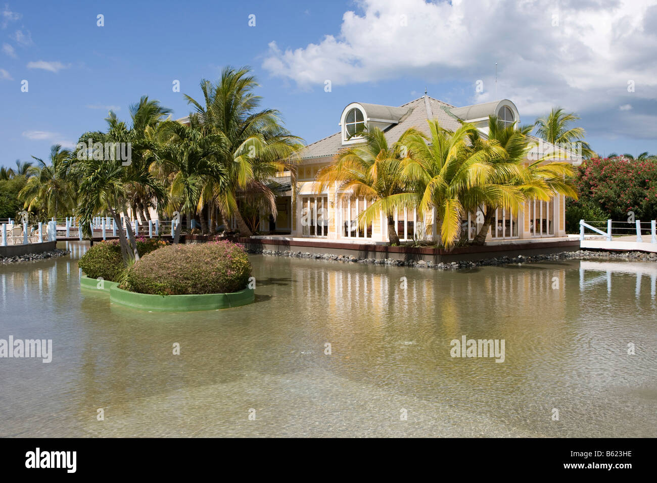 Restaurant, Tryp Peninsula Hotel, Varadero, Cuba, Caribbean, America Stock Photo
