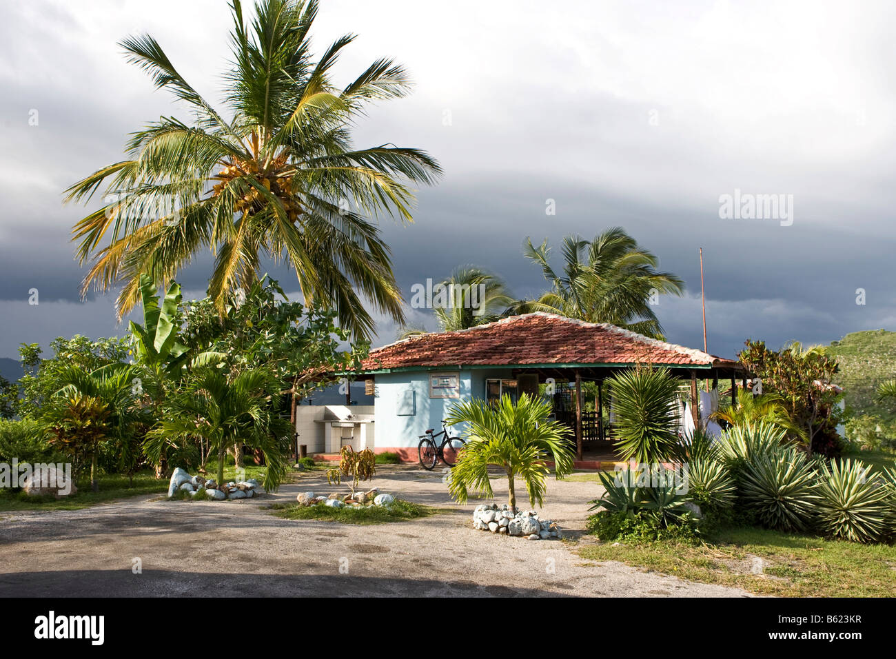 Day-tripper restaurant in Sancti-Spíritus province, Cuba, Latin America Stock Photo