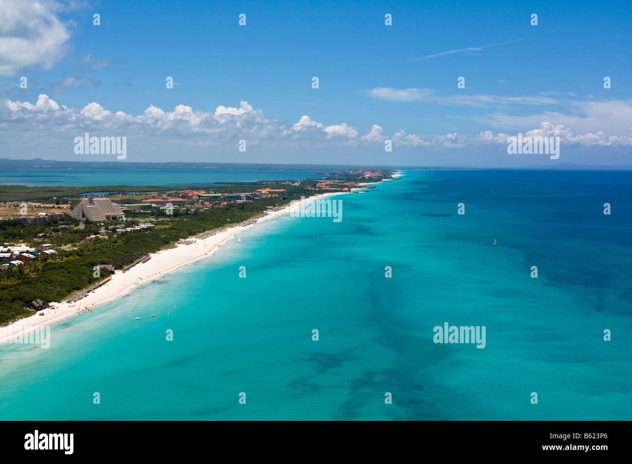 Coast of Varadero, Cuba, Caribbean, Central America, America Stock Photo