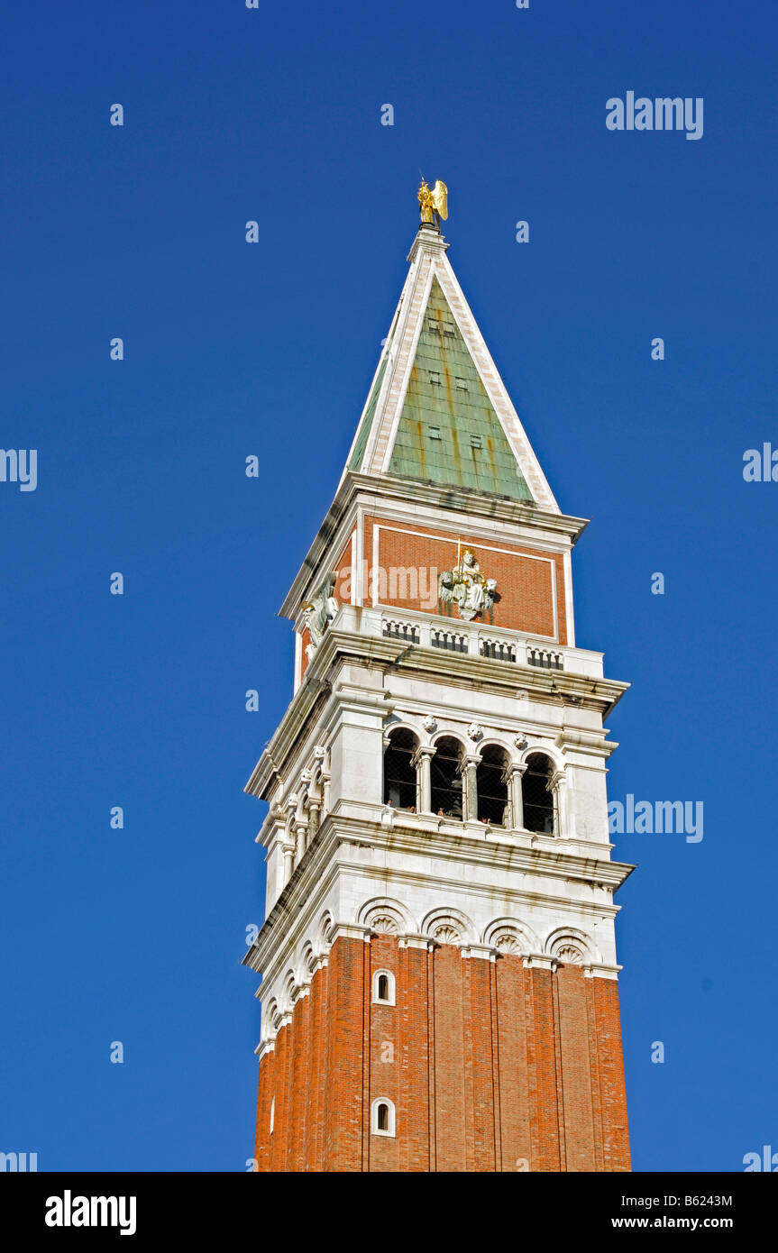 Campanile, San Marco Square, Venice, Italy, Europe Stock Photo