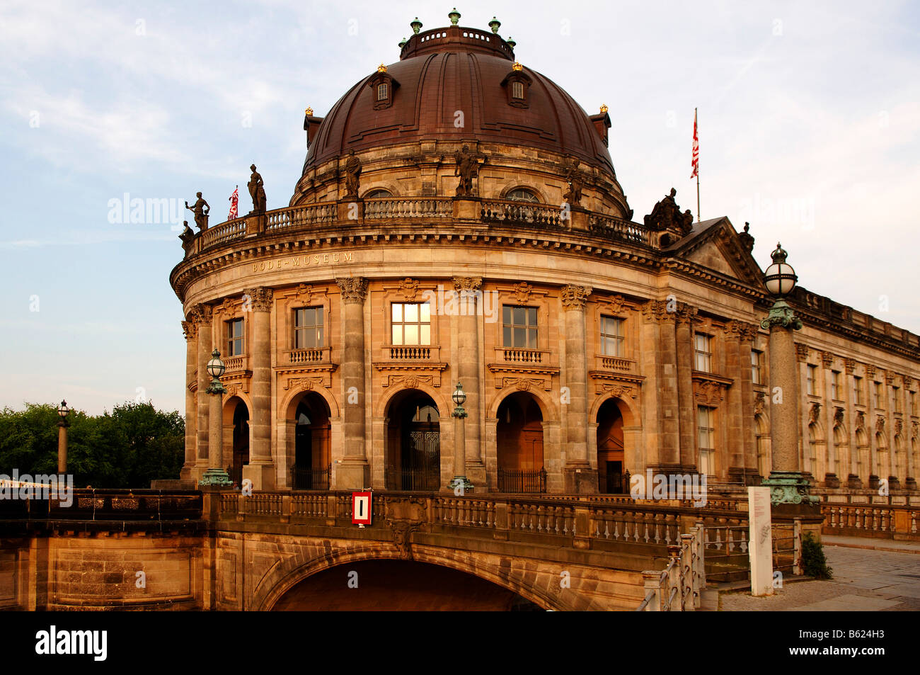 Bode-Museum at dusk, Berlin, Germany, Europe Stock Photo