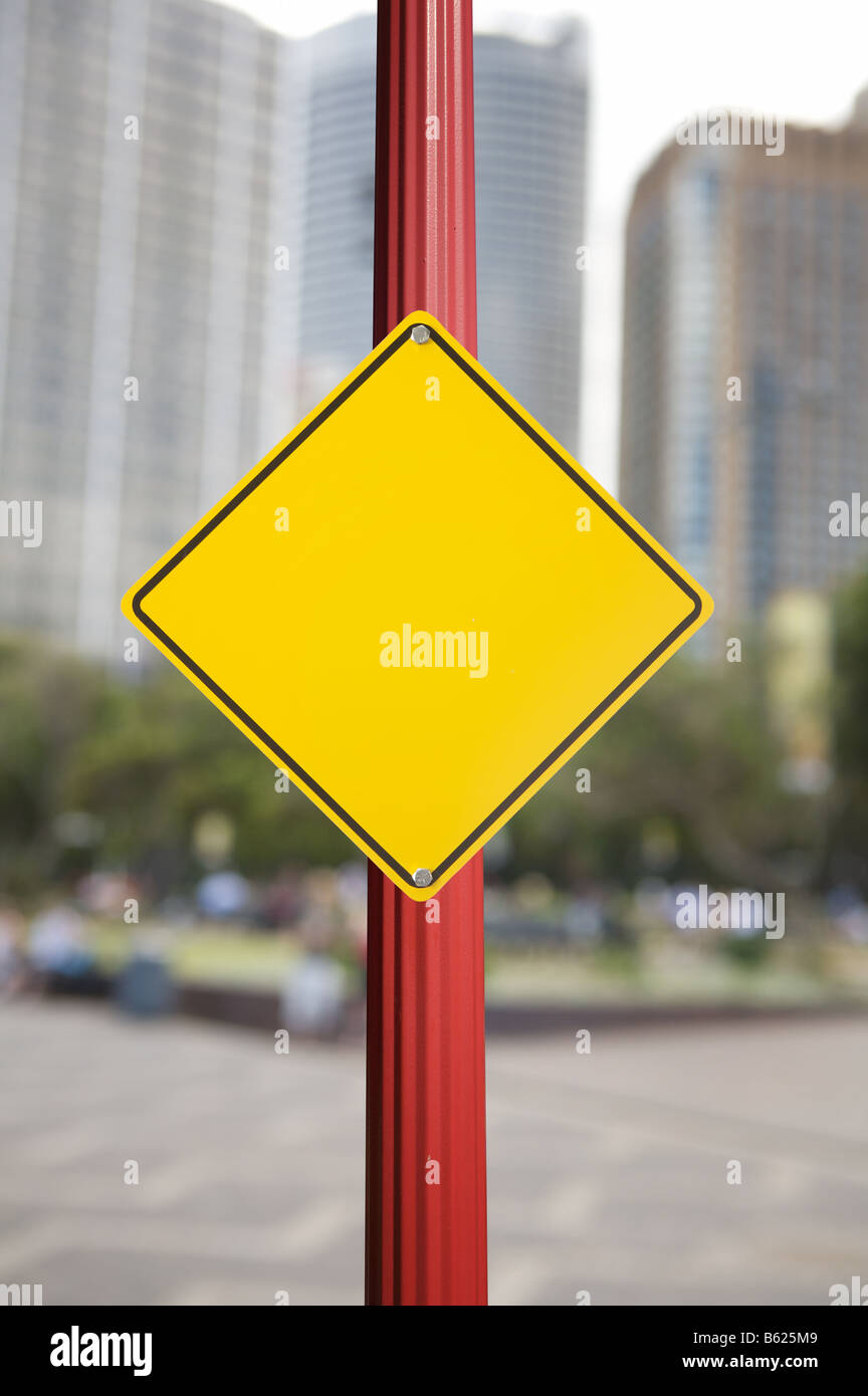 blank warning sign Stock Photo - Alamy