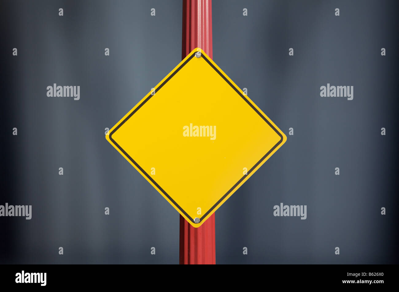 blank warning sign Stock Photo - Alamy