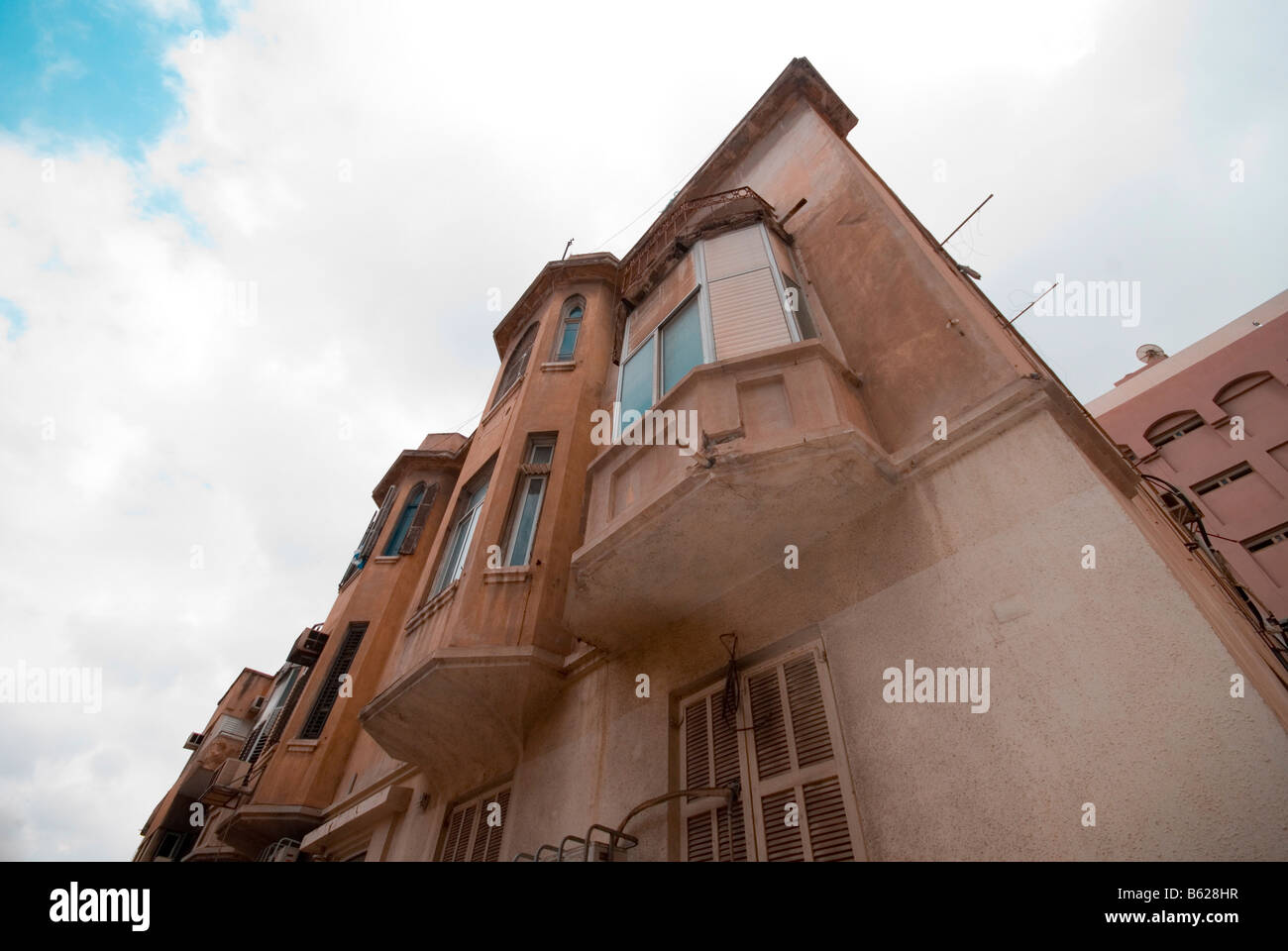 Israel Tel Aviv Eclectic style building Stock Photo