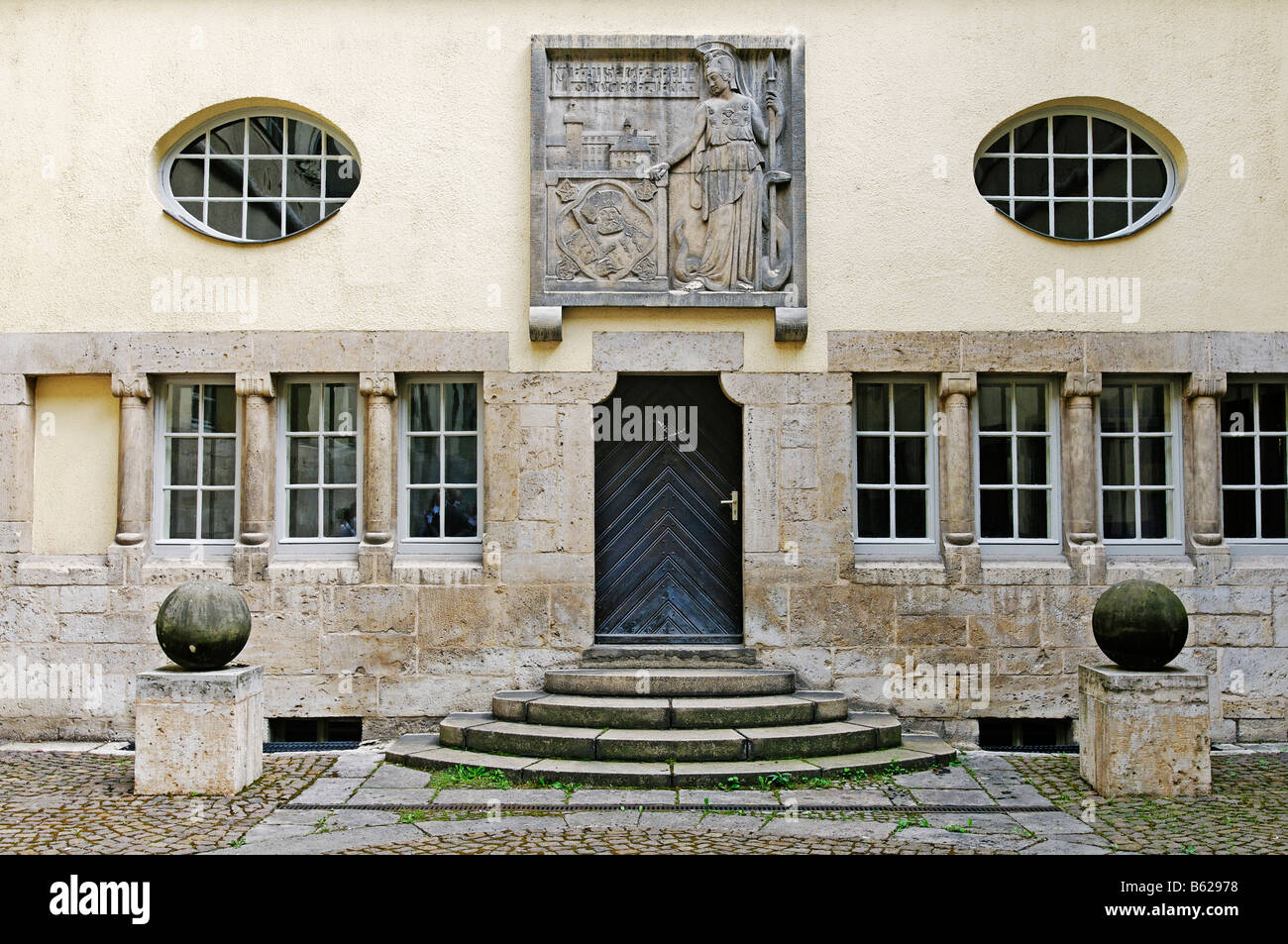 Inner Courtyard In The Historic Main Building Of The Friedrich Schiller ...