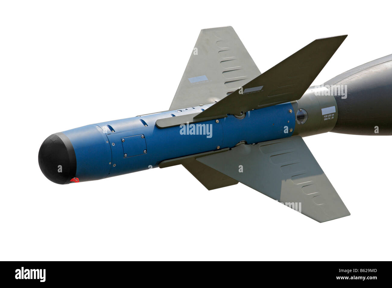 Precision guided missile, bomb, stearing head Stock Photo Alamy