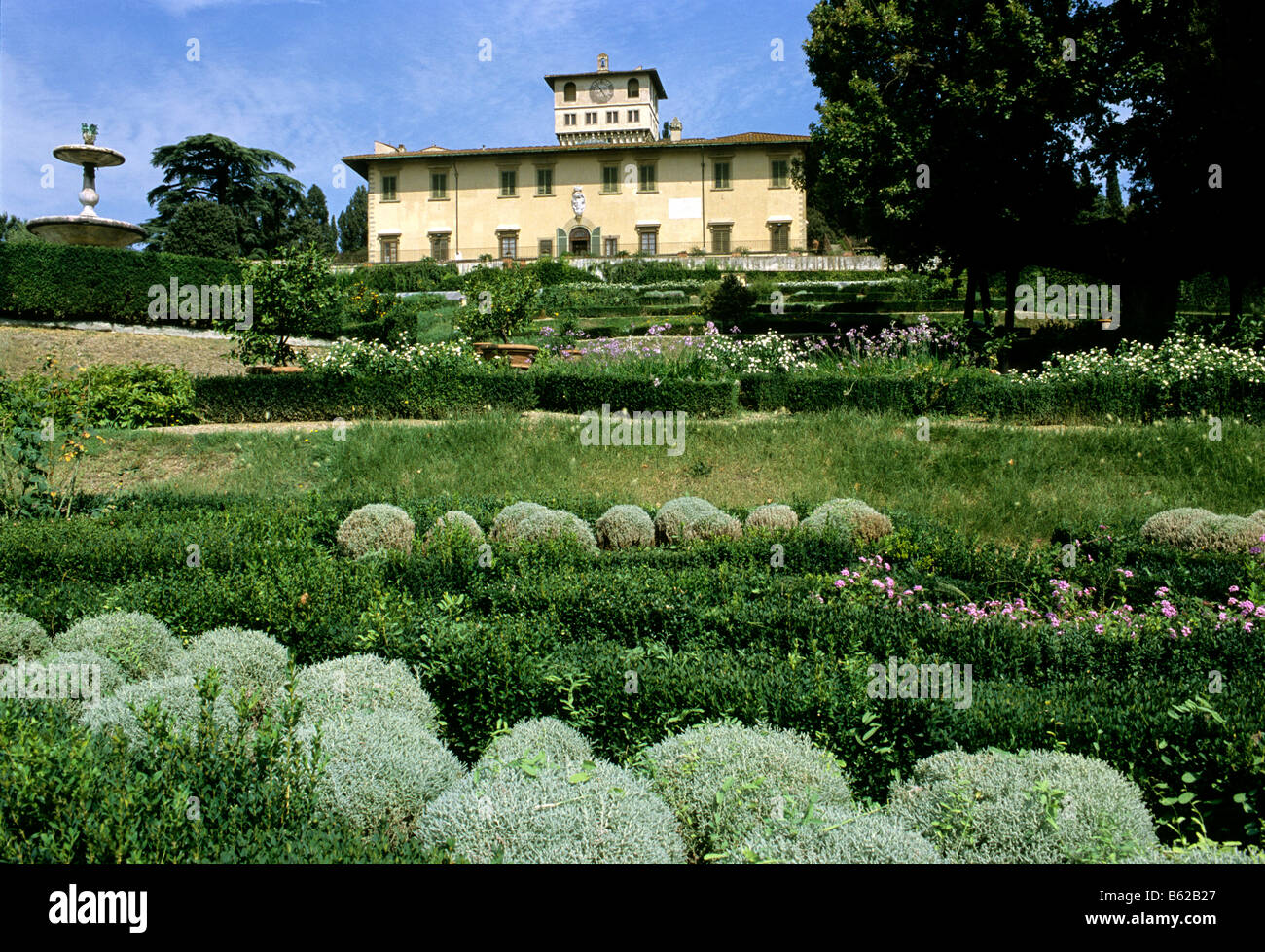 Villa Petraia, Sesto Fiorentino, Florence province, Florence, Tuscany, Italy, Europe Stock Photo