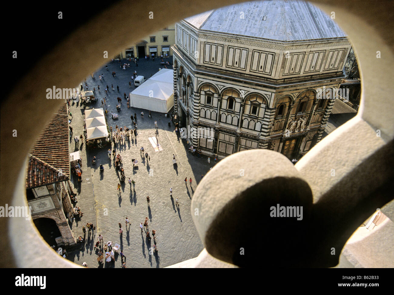 Baptistery, Piazza San Giovanni, Florence, Firenze, Tuscany, Italy, Europe Stock Photo