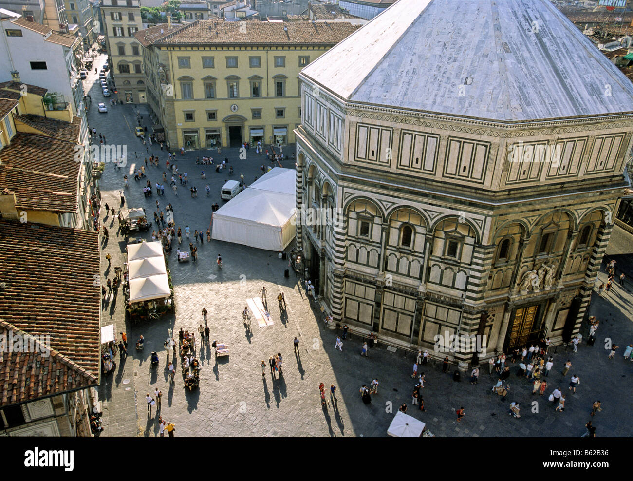 Baptistery, Piazza San Giovanni, Florence, Firenze, Tuscany, Italy, Europe Stock Photo