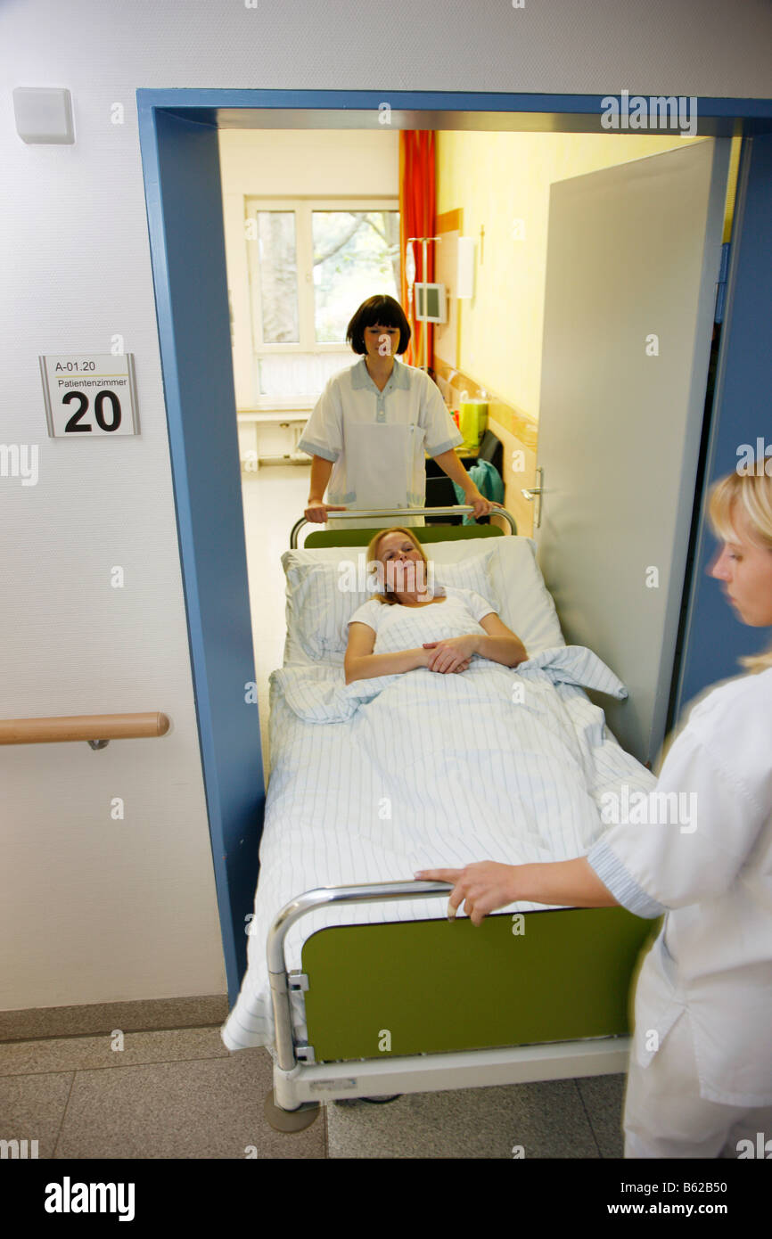 Hospital Floor, Patient, Nurse High Resolution Stock Photography and