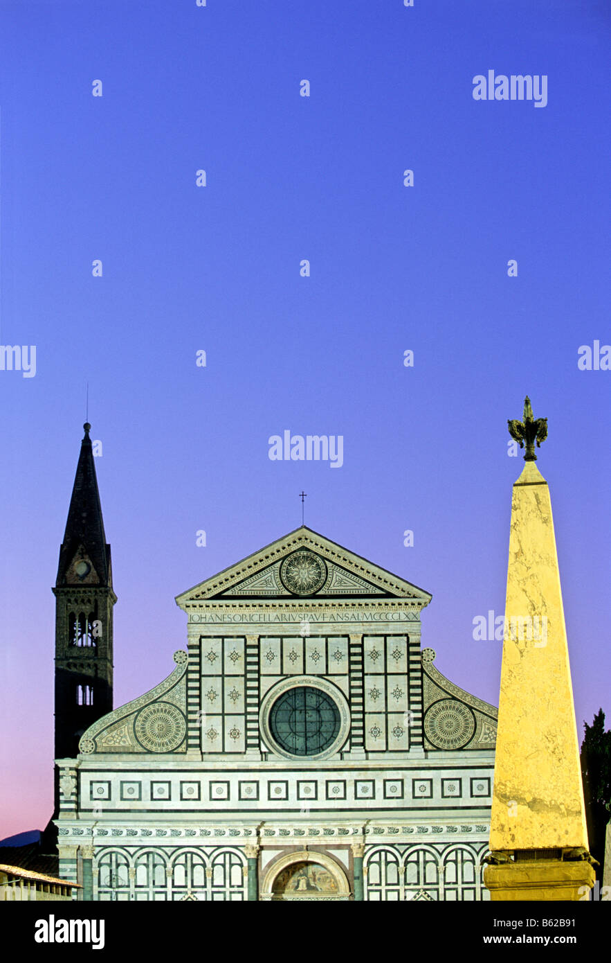 Basilica Santa Maria Novella, Florence, Firenze, Tuscany, Italy, Europe Stock Photo