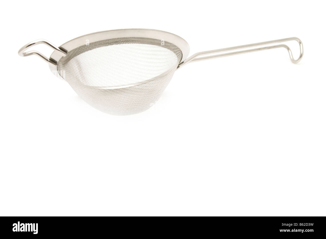 object on white kitchen utensil colander Stock Photo
