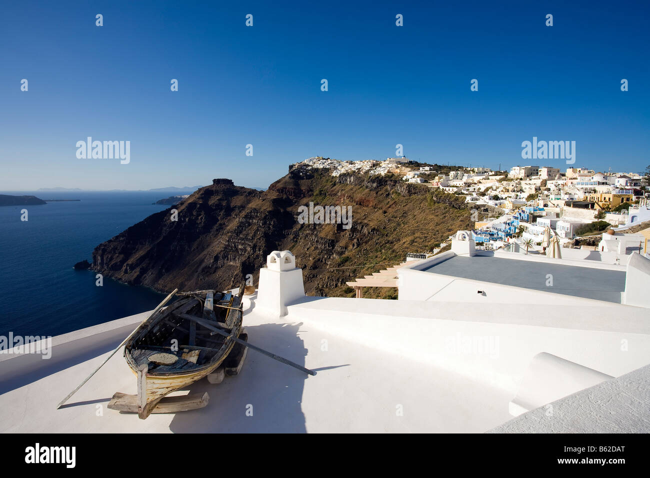 Imerovigli Santorini Cyclades Greece Stock Photo