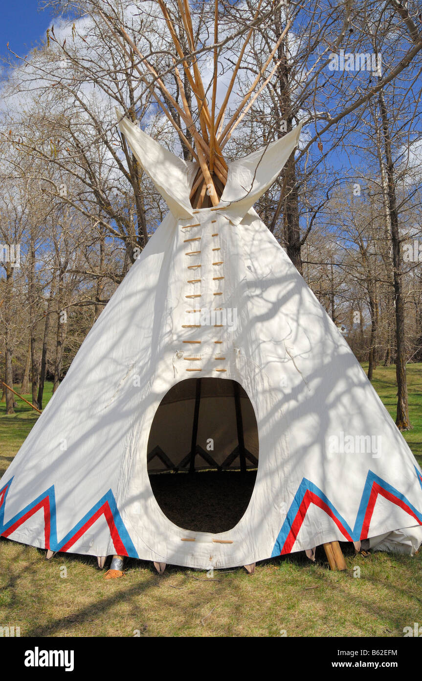 First Nations teepee at the 2008 David Thompson bicentennial