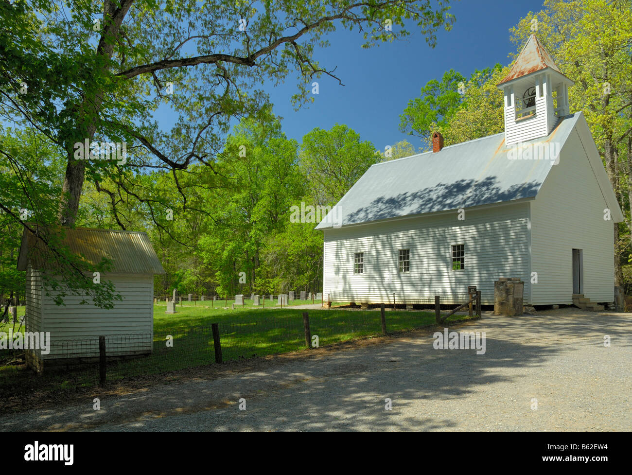 The Primitive Baptist Church in Cades Cove of Great Smoky Mountains