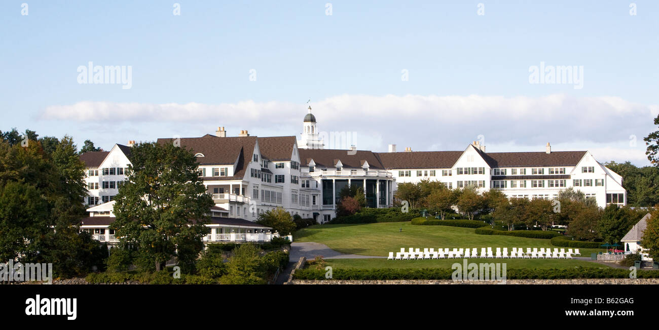 The Sagamore Resort at Bolton Landing New York. Shot from the lake on a