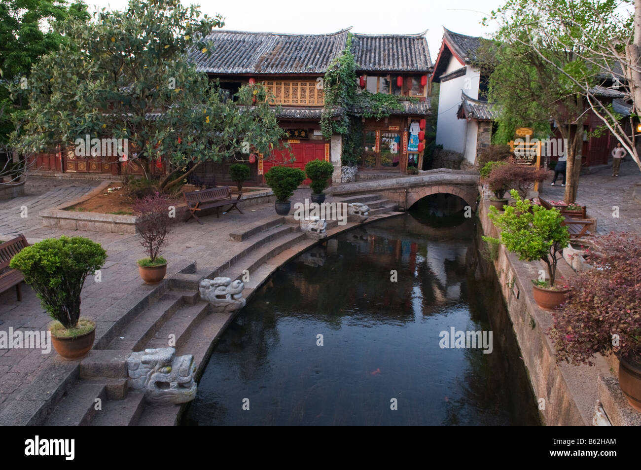 China Yunnan province Lijiang town Unesco World Heritage Site Stock ...