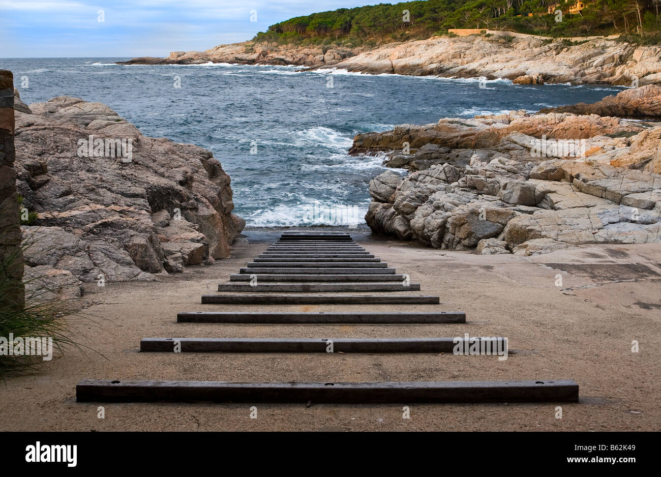 A boat slipway Stock Photo Alamy