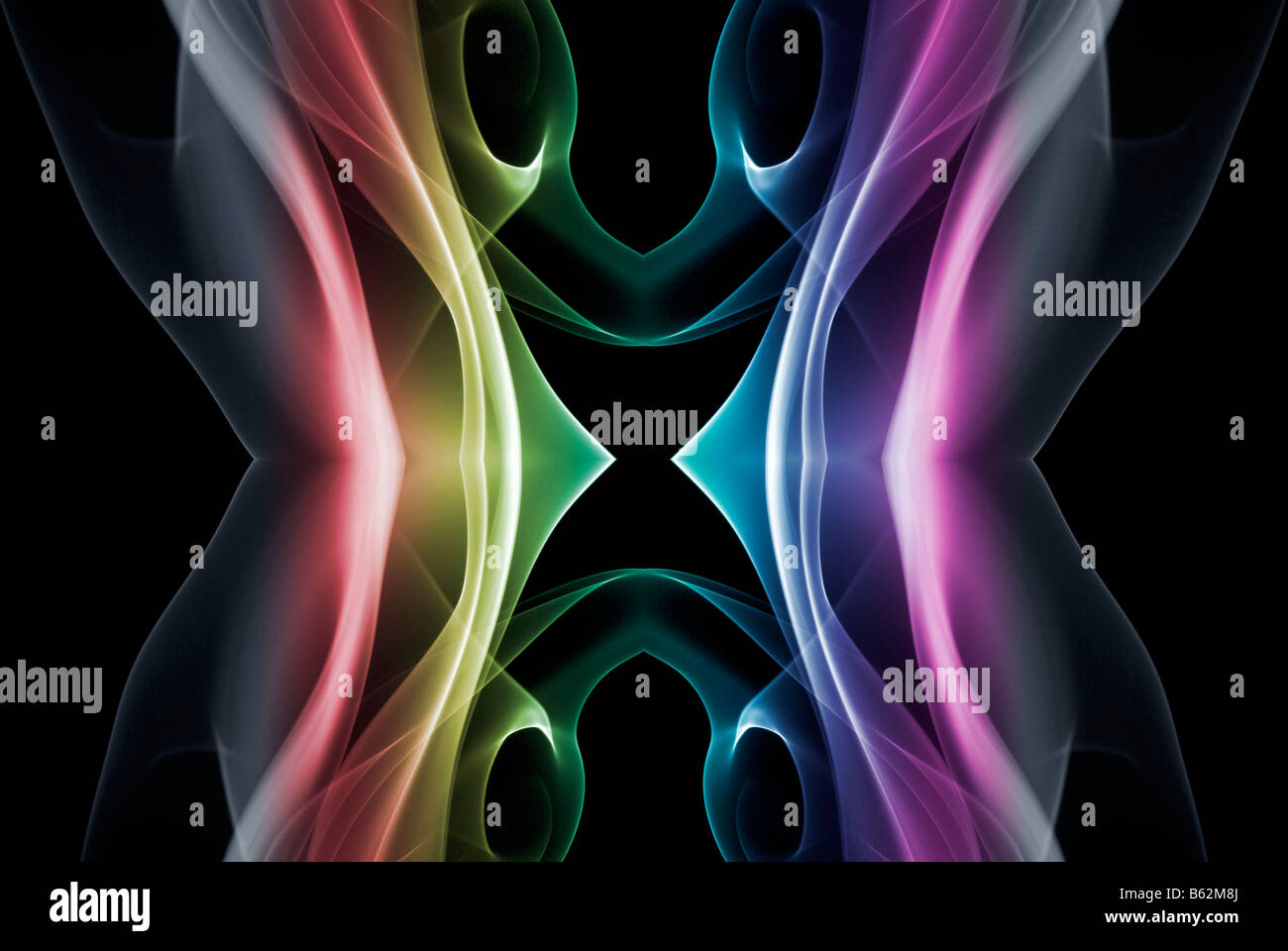 Close-up of multi-colored smoke Stock Photo - Alamy