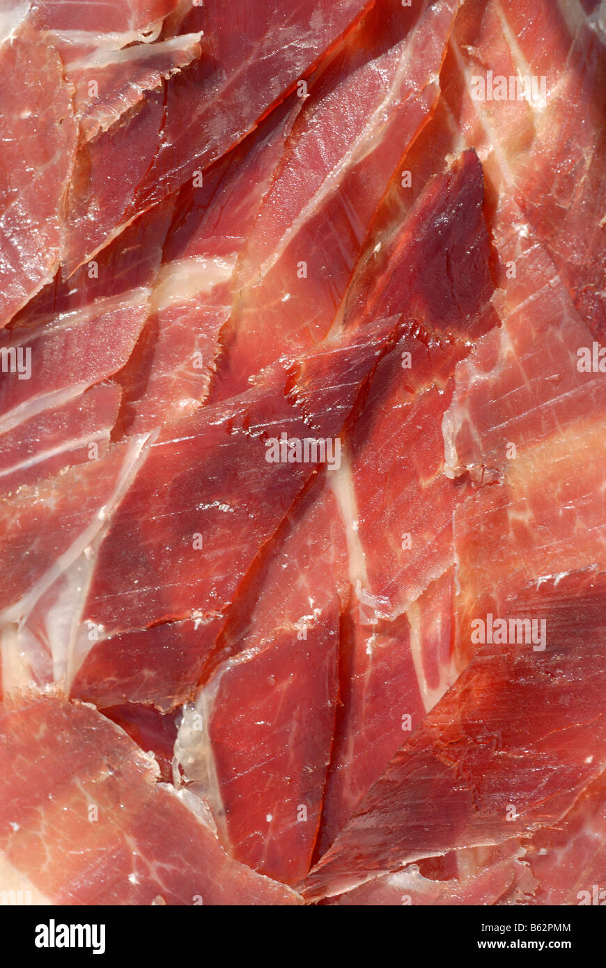 Spanish Ham Tapas Tapa Jamon Serrano cuisine Spain Stock Photo