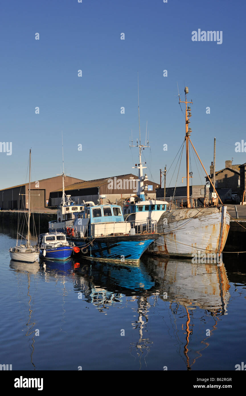 Glasson Dock, Lancashire, England, United Kingdom, Europe Stock Photo