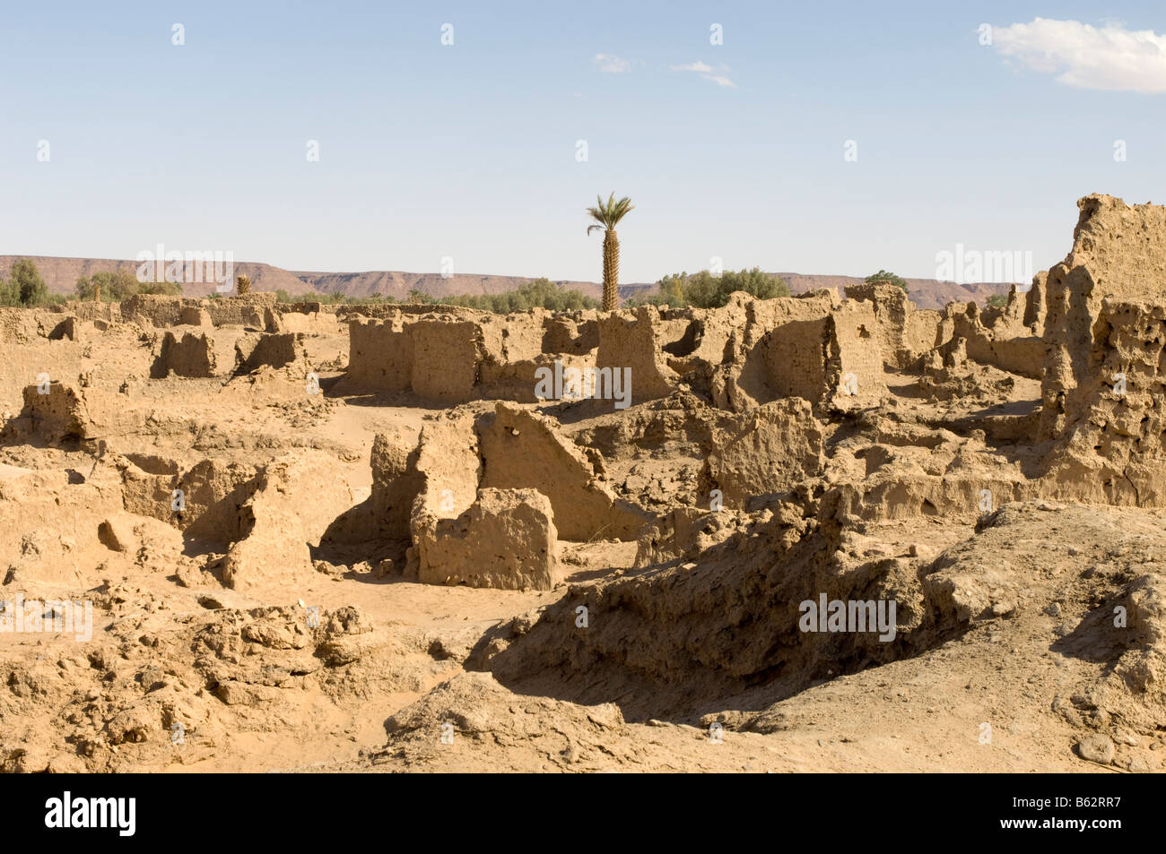 Jarma Germa Garamantes archaeological site Fezzan Libya Stock Photo