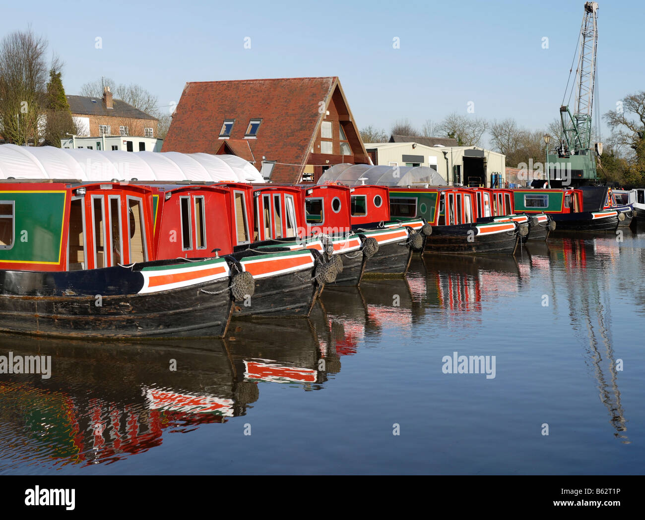 marina worcester and birmingham canal alvechurch worcestershire uk