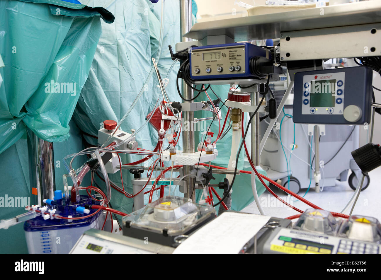 Heart lung machine used during bypass heart surgery, Reykjavik Stock Photo  - Alamy