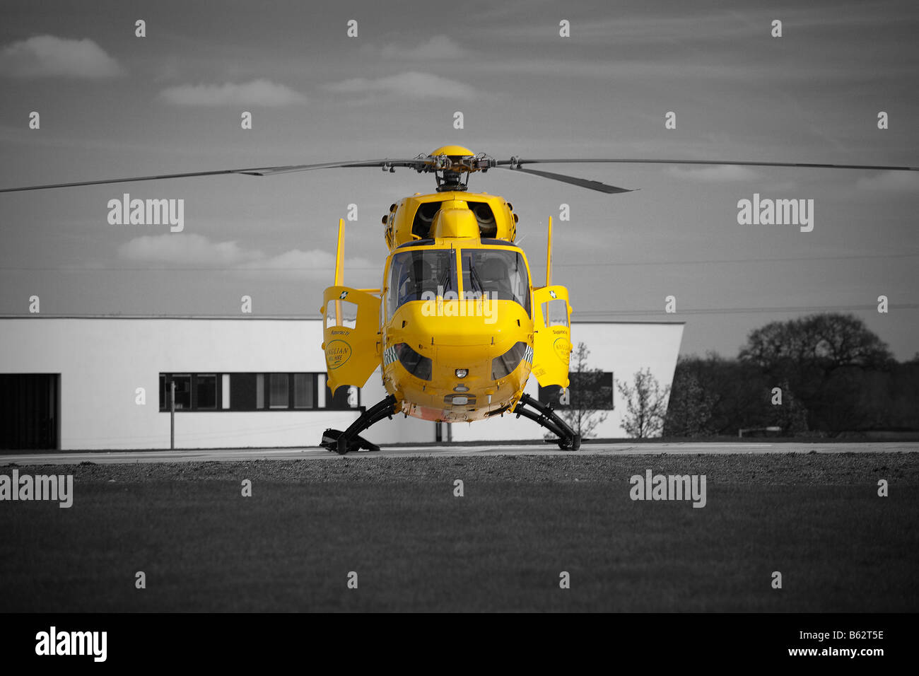 East Anglian Air Ambulance Stock Photo