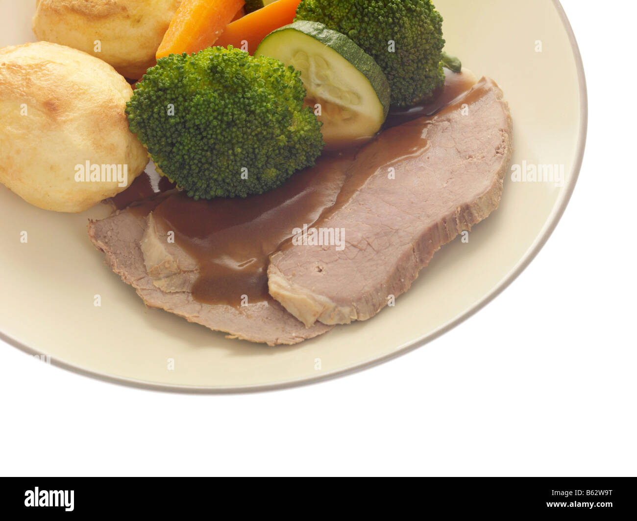 Roast Beef Dinner Stock Photo - Alamy