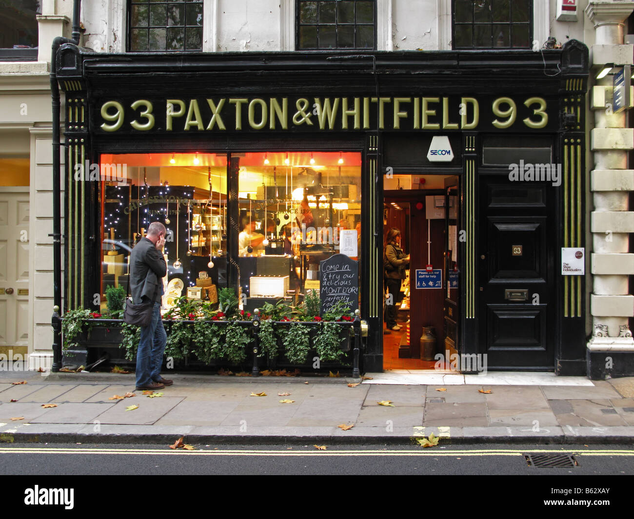 Paxton & Whitfield Cheese Shop, London Stock Photo Alamy