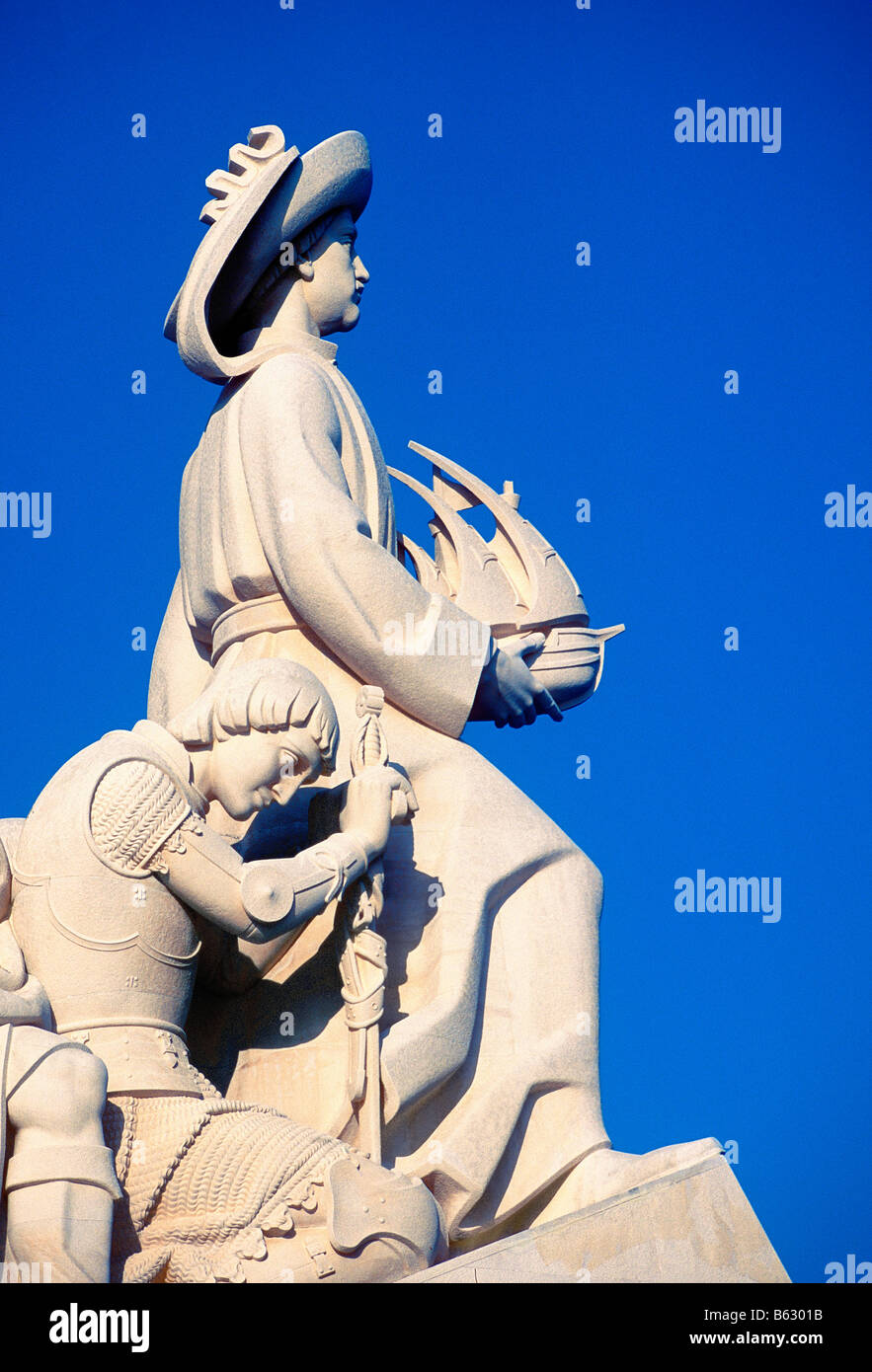 Discovery monument in Lisbon Portugal Stock Photo