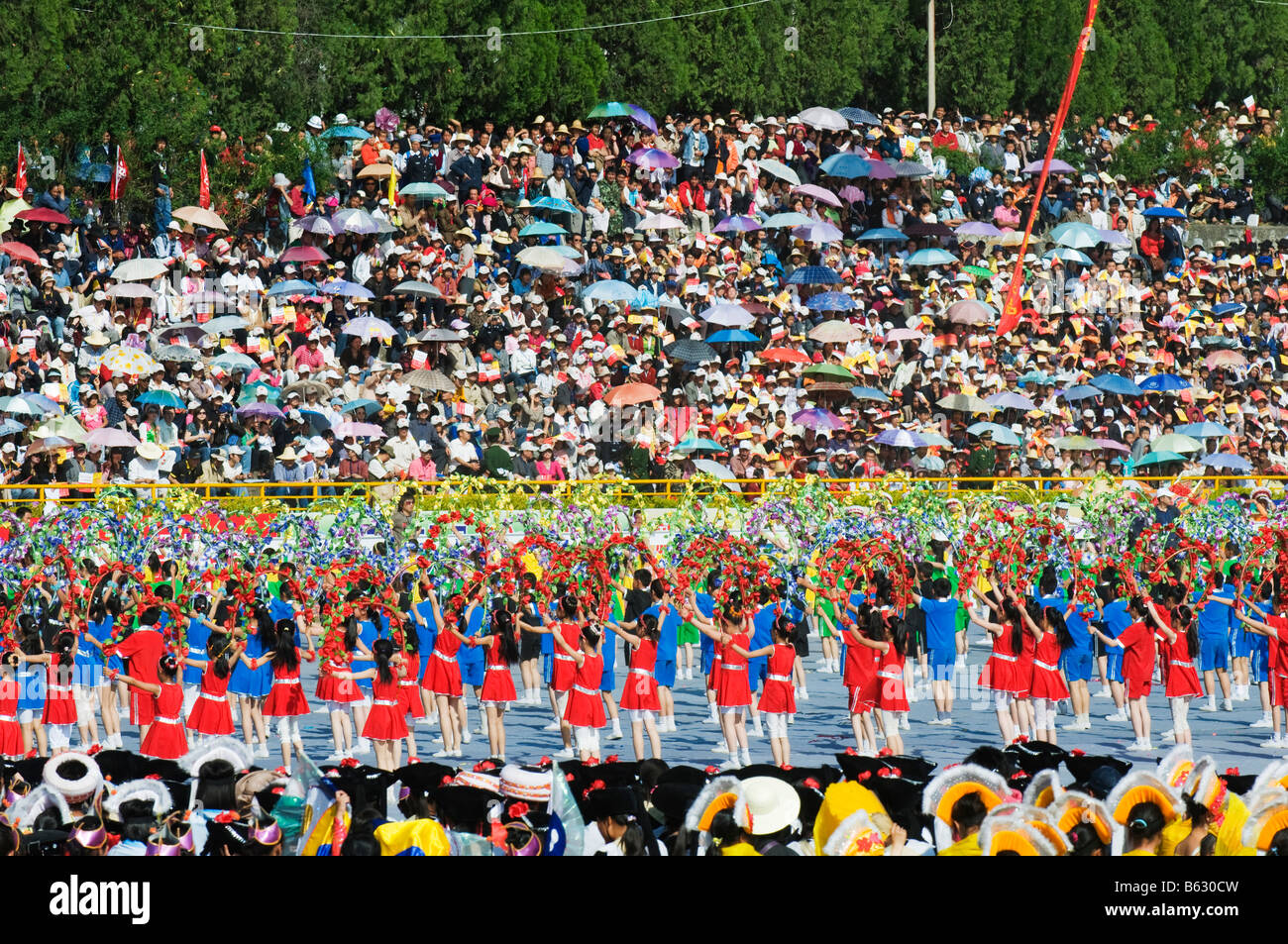 China Yunnan province Dali Town San yue jie festival Stock Photo