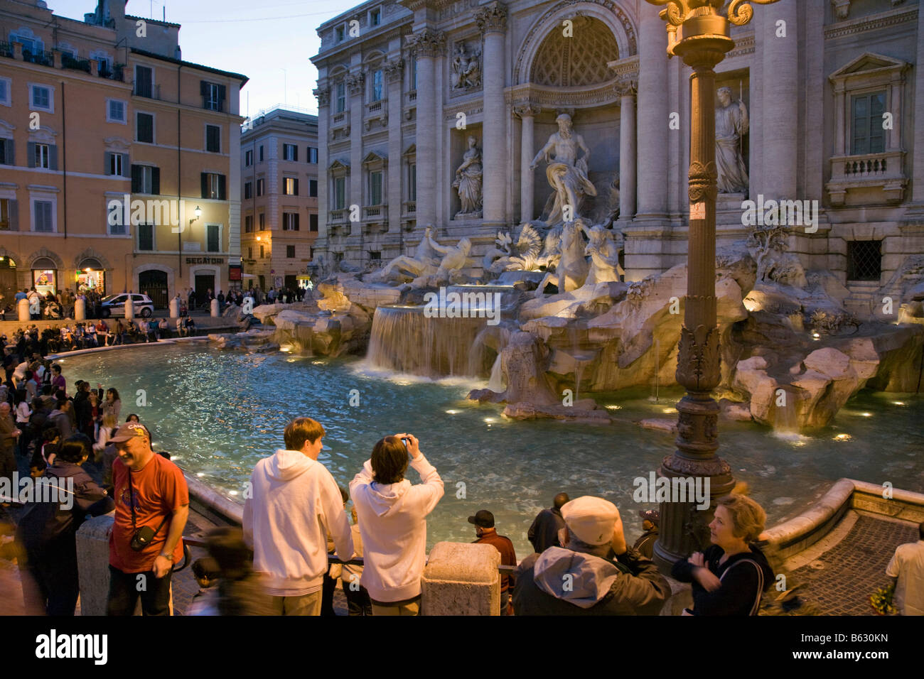 The famous Trevi Fountain Rome Italy Stock Photo Alamy