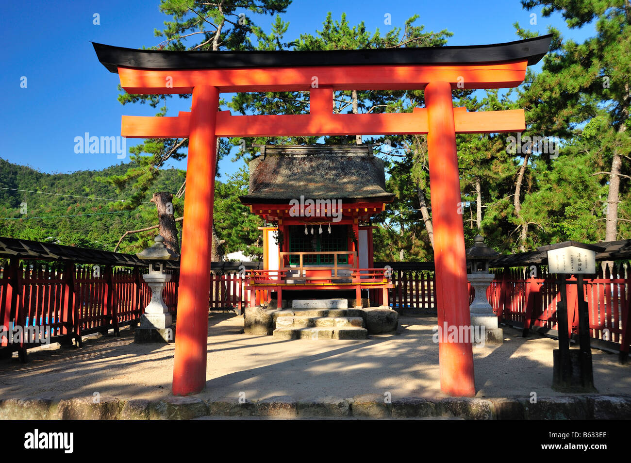 Kiyomori Jinja, Miyajima cho, Hatsukaichi, Hiroshima Prefecture, Japan ...