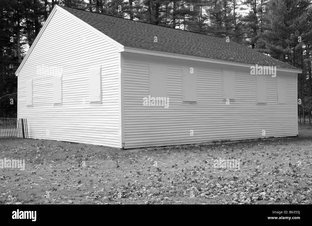 Build village hall Black and White Stock Photos & Images Alamy