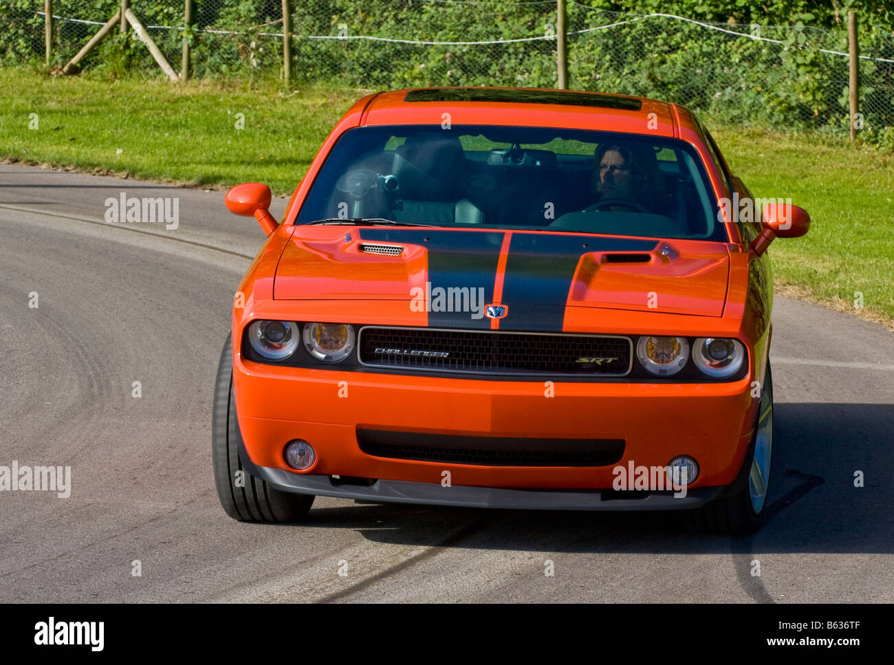 Orange dodge challenger hi-res stock photography and images - Alamy