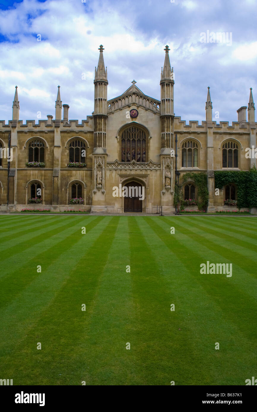 Corpus Christi College Cambridge Stock Photo Alamy