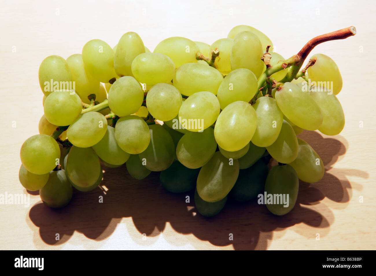 Bunch of Green Grapes Stock Photo