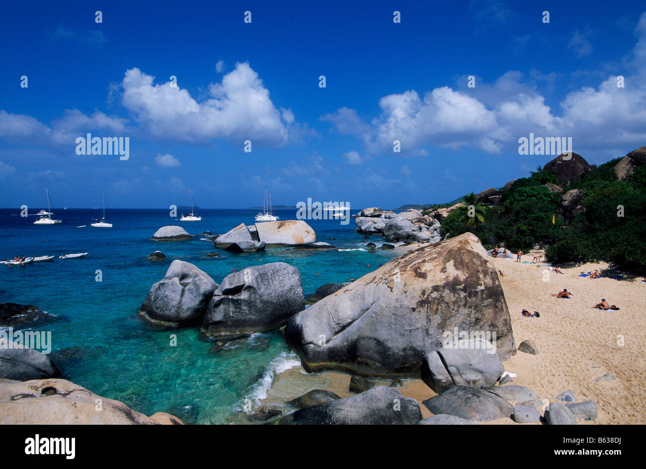 The Baths on Virgin Gorda British Virgin Islands Caribbean Stock Photo ...