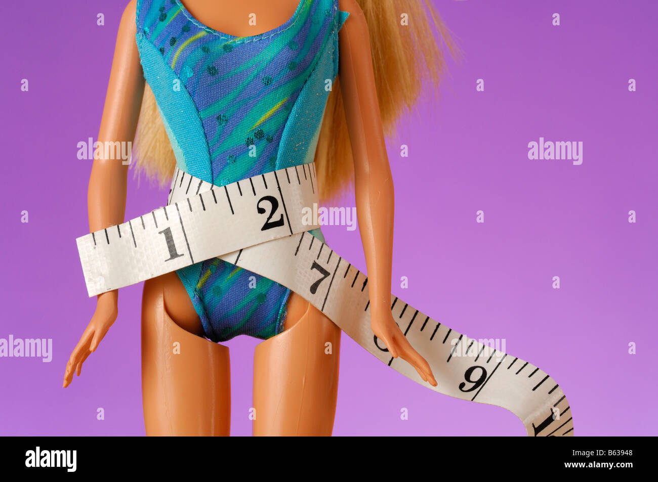 Barbie waist size sales
