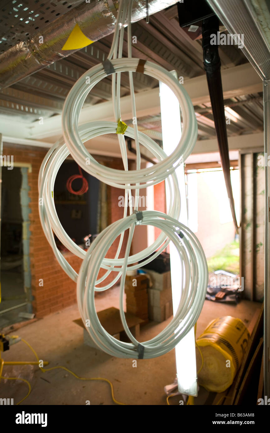 electrical cable hanging down Stock Photo Alamy