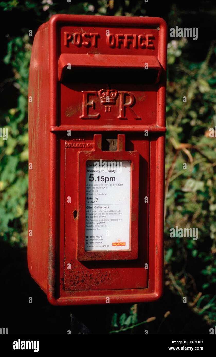 Post Box (Lamp Box variety Stock Photo Alamy